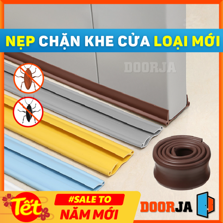Miếng chặn khe cửa thế hệ mới chống bụi Nẹp chặn cửa chắn khe hở thế hệ mới, chống côn trùng, thoát hơi gió điều hòa V2 DOORJA