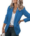 CFJ Women Blazer Blazeer Woman Lady Formal Office OL Work Suit Pockets Jackets Coat Single Button Spring Autumn 1028. 