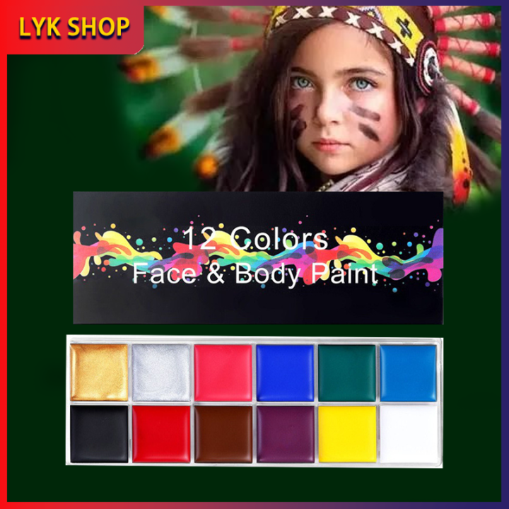 12%20Colors%20Face%20And%20Body%20Paint%20Professional%20DIY%20Body%20Paint%20Palette%20Highly%20Saturated%20Face%20Paint%20Set%20-%20Image%202