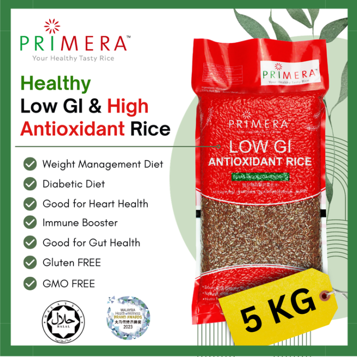Primera Low GI & Antioxidant Rice (5kg) | Lazada