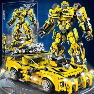 【SG Stock】Building blocks Transformers Bumblebee Optimus Prime mecha car robots childrens puzzle toys