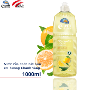 Nước rửa chén bát hữu cơ Earth Choice hương chanh 1 lít - NK Úc