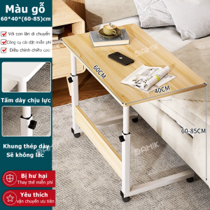 DAMIK Bàn Làm Việc Có Bánh Xe Di Đa Năng Nâng Hạ Chiều Cao Và Có Bánh Xe Di Bàn Văn Phòng Tiện