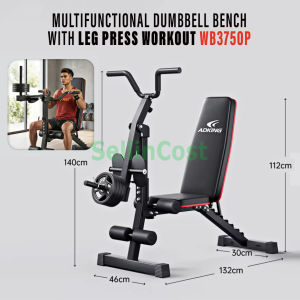 SellinCost Upgraded Adjustable Workout Bench Leg Press Multifunction Dumbbell Bench Weight Training Fitness Bench Back Pain Spinal Therapy Leg Exercises Fitness Side Press Workout Equipment Terapi Badan Kerusi Dumbell Murah WB3750P 哑铃凳