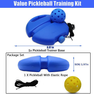 3H Peranti Latihan Pickleball Indoor Outdoor Sports Trainer Set Rebound Trainer Raket Latihan Sukan