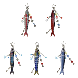 Practical Fish Charm Keychain Fashion Key Ornament Resin Texture Key Pendant Perfect for Daily Wear and Party Wear