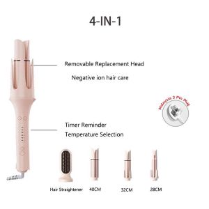 Automatic Curling Iron 32mm 7-in-1 Auto Rotating Ceramic Hair Curler Professional Curling Iron 40mm Curling Iron Curling Iron Gift