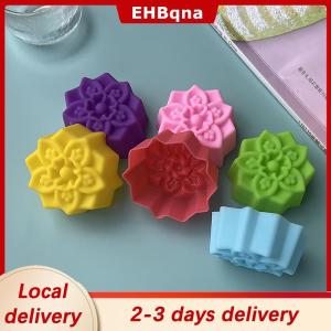 [COD]  HOT SALE Ship within 24 hours 5PCS Flower Silicone Candle Mold DIY Handmade 3D Rose Soap Plaster Resin Mould Cake Baking Tool Kitchen Party Decoration Supply