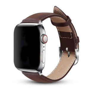 Premium Buckle PU Leather Strap for iWatch - Series 1/2/3/4/5/6/SE/7/8/SE2/9/10/SE3/11/Ultra123