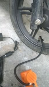 XENON Paket Compressor Mini Listrik Portable pompa angin Ban motor Mobil / Kompresor Mini Cat Finishing 300 psi