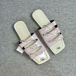Sandal Tali Slop Wanita Terbaru Sendal Selop Cewek  Flat Teplek Simple