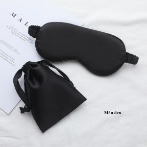 Bịt mắt ngủ lụa mềm mại cho giấc ngủ ngon L2M (Tặng túi vải)
