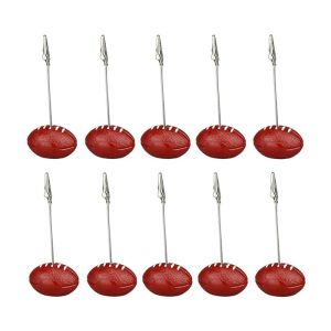 2PCS Standing Table Number Holder Sepak Bola Basket Tenis Bisbol Golf Rugby 12.5 cm