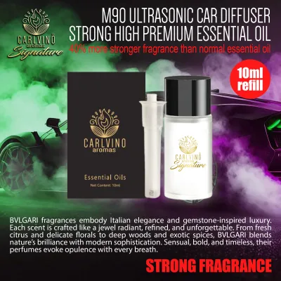 M90 CAR DIFFUSER STRONG FRAGRANCE 10ML ESSENTIAL OIL REFILL (PREMIUM)