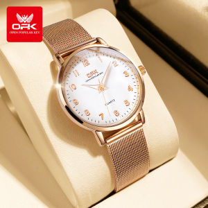 OPK original quartz movement fashion simple waterproof luminous stainless steel womens watch
