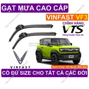 Gạt Mưa Êm Mượt Kính Lái Vinfast VF3 Cặp Gạt Mưa Kính Lái Vinfast VF3 Có Đủ Size Ch.o Các Đời X.e Vinfast VF3