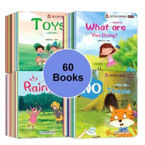 60 Books Set Children Early Learning Educational English Story Books Early Leaning English Books Bedtime Story