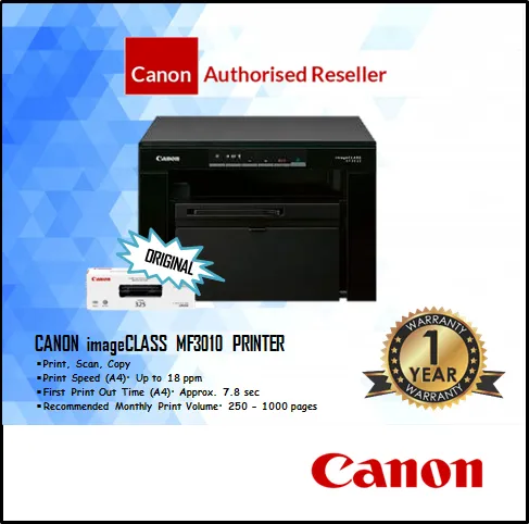 CANON MF3010 imageCLASS All-In-One LASER PRINTER