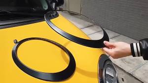 รถด้านหน้าไฟหน้ากรอบไฟท้ายไฟท้ายแหวนปกกรณีสติกเกอร์ตกแต่งสำหรับ Mini Cooper S JCW F55 F56 F57อุปกรณ์เสริม