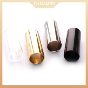 [CANAMEK] 60MM Guitar Slide Bar Stainless Steel Metal/Glass Finger Slides For Ukulele
