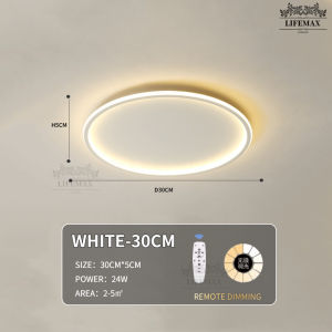 [SG Seller]LED Ceiling Light with Remote Control Remote Dimming Light For Living Room Bedroom Home