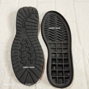 Sol Sepatu Pria Pantofel Odrey Outsole Alas Bawah Casual Bahan TPR Warna Hitam Captain Size 39 - 44