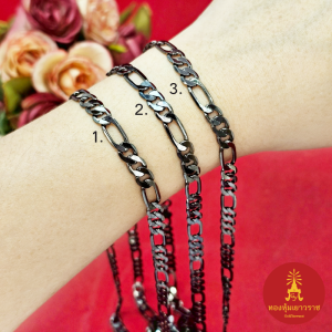 สร้อยคอ ลายเลสเกือกม้า สีเมทัลลิค(สีดำ) ตะขอก้ามปู ความยาว 182024 นิ้ว แฟชั่น ดีไซน์สวย ทันสมัย งานชุบ เครื่องประดับ