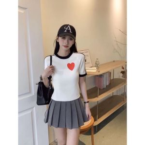 BL20815 Love Logo Basic Knit Top