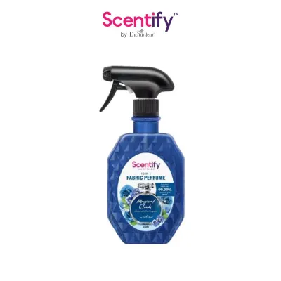 Scentify Eau De Fabric Perfume Bottle (370ml) + Scentify Car Perfume Red Ruby Aquatic Symphony Yuzu-licious Bouquet (14m
