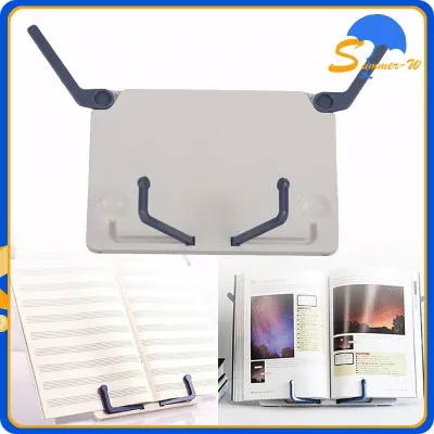 Pegangan Buku Majalah Berdiri Protable Book Stand Reading Holder Rak Tempat Buku