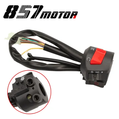 [Best Price Guaranteed] Double hole Headlight Left Right Turn Horn Lgnition Start Switch handle Button Assembly For HONDA CB400 1992-1998 CB 400
