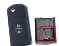 RUMAH CASING KUNCI REMOT DUPLIKAT Mazda 2 3 5 6 BT50 CX5 CX7 CX9 RX8. 