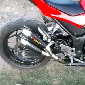Knalpot Cabang Akrapovic 50/51mm Suara Mantap