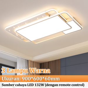 【COD】Lampu Plafon Modern 3 Warna Lampu Plafon Kamar Tidur Lampu Kamar Tidur Lampu Dekorasi Rumah lampu siling ruang tamu/bilik tidur