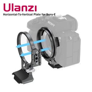 Ulanzi Falcam F22 F38 F50 Horizontal To Vertical Quick Release Mount Plate Kit Circular Half Cage for Sony E-Mount Camera ZV-E10 A7C A6600 A7 III