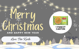 AMBREPH: SCRATCH CARD ATM SIZE (LANDSCAPE) | CHRISTMAS PARTY EVENT SURPRISE HOLIDAY CARD STICKER (BY 10) - SET 2