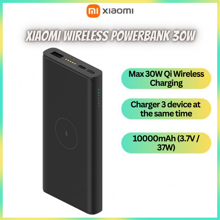 Xiaomi Wireless Power bank 30W 10000mAh WPB25ZM Type C Mi