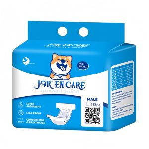 JOR EN CARE Disposable Dog Diaper Female and Male Wraps Puppy Diapers Pet Pampers for Dogs Cats Pet Accessories