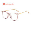 MetroSunnies Fox Specs / Anti Radiation Glasses for Women and Men / Photochromic / Eyeglasses Replaceable Lens / Blue Light Eyewear / Metal Frame. 