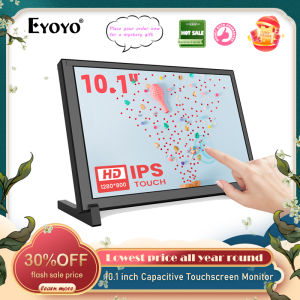 EYOYO 10.1 inch Capacitive Touchscreen Monitor for Raspberry Pi 4B 3B+3A+2B APROTII 1280 * 800 Portable IPS Display Plug and Play Monitor Compatible with Raspbian & Banana Pi win7/8/10/11 & Game Consoles