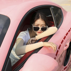 Ice Sleeves Summer Ice Silk Sleeves Mens and Womens Sunscreen Sleeves Outdoor Gloves Cycling Driving Arm Cover