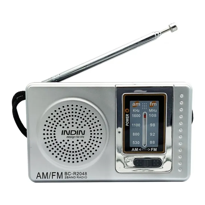 Portable Radio Pocket Telescopic Antenna Battery Powered Mini ...