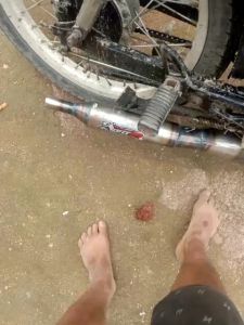 knalpot ARBT RX king model kolong telo