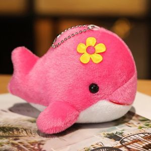 WISH BOUTIQUE Cute Soft Toy Backpack Pendant Bag Charm Hanging Pendant Stuffed Toy Keychain Keyring Whale Plush Doll Whale Plush Pendant