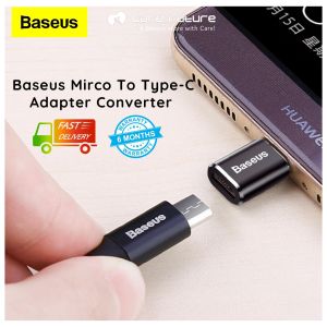 Baseus Micro USB Type C Adapter Type-C to Micro USB Charger Plug Adapter with OTG