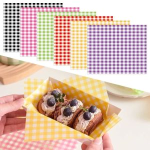 YUNAFIN Dùng một lần Giấy lót màng chống dầu Không thấm nước Thay thế Bao bì bánh mì kẹp thịt Bền Tự làm Giấy nướng bánh sandwich Thực phẩm