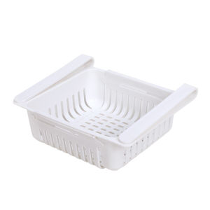 ตะกร้าในตู้เย็น ตะกร้าใส่ผลไม้ระบายอากาศ กล่องใส่ผักในตู้เย็น กล่องอเนกประสงค์ ตะกร้าใส่ของในตู้เย็น เลื่อนออกได้