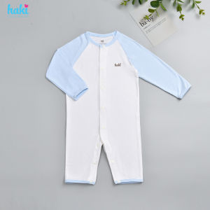 Bộ body sơ sinh cài giữa tay raglan phối màu vải sợi tre cao cấp siêu mềm mịn BB037- bodysuit cho trẻ sơ sinh - bé trai - bé gái  Bộ áo liền quần bodysuit cho bé Haki