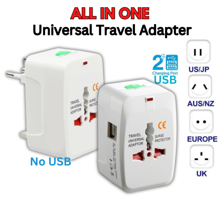 Universal Adapter Travel Adapter Universal Plug International Plug ...