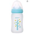 Bình Sữa Pigeon Thuỷ Tinh Bọc Silicon 240Ml [Nội Địa Nhật] Cao Cấp. 
